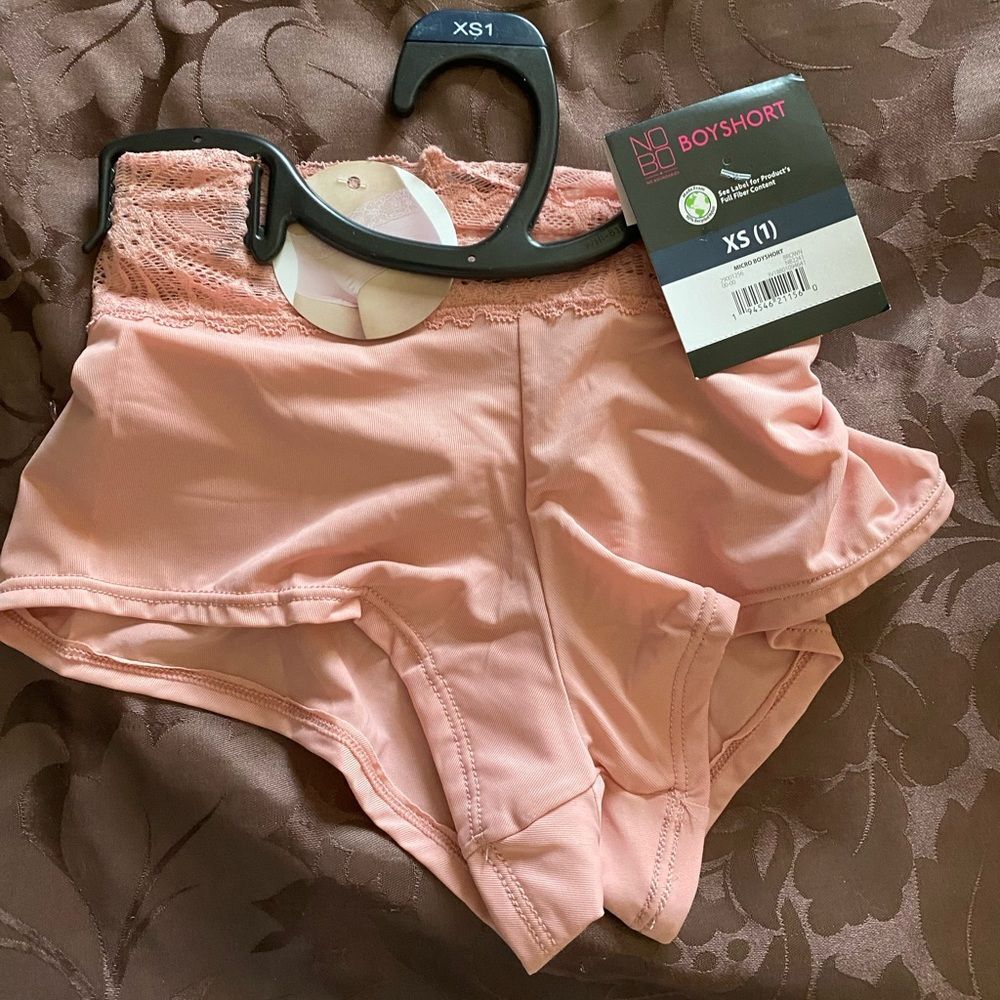 3 pair nobo panties hipster and thong XS